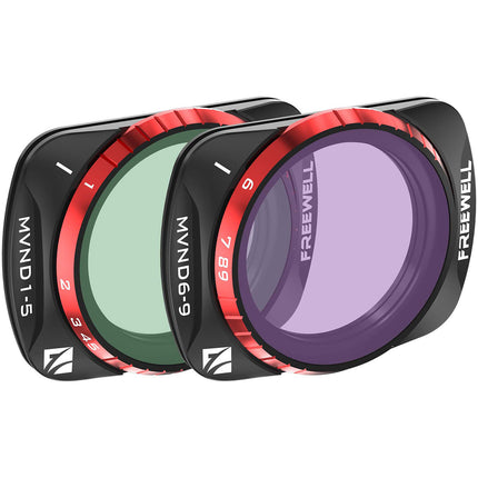 Freewell Mist VND Filtros 2-Pack para DJI Osmo Pocket 3 con Sistema Magnético y Resistente