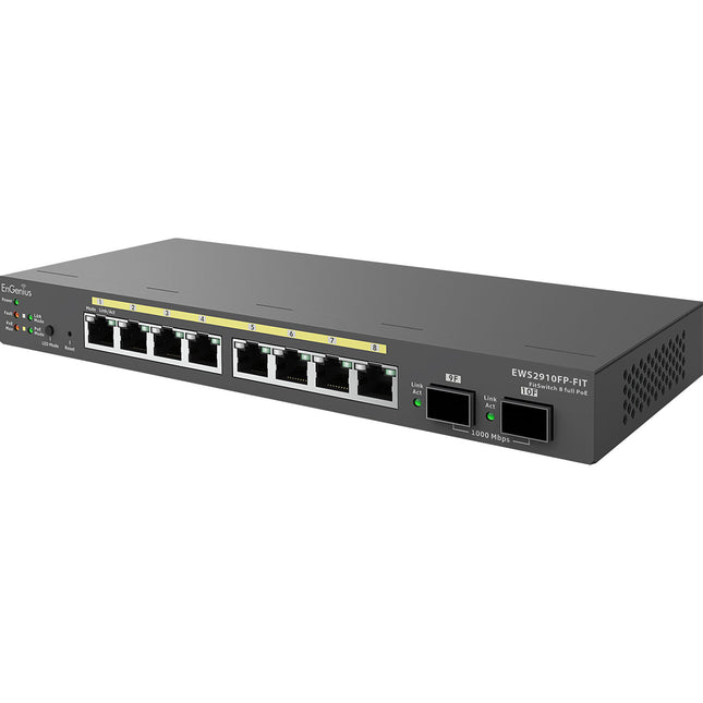 EnGenius EWS2910FP-Fit Switch de Red Gestionado 8 Puertos Gigabit PoE+ 110W