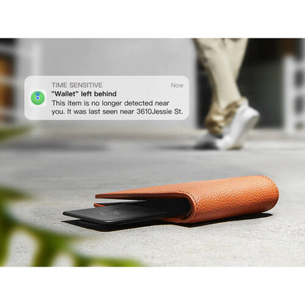 eufy Security SmartTrack Card localizador fino para iPhone Apple con alarma y clip metálico