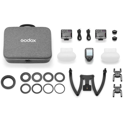 Godox MF12 Flash Dental Macro con Soporte para Cámaras Sony 16 GN USB-C