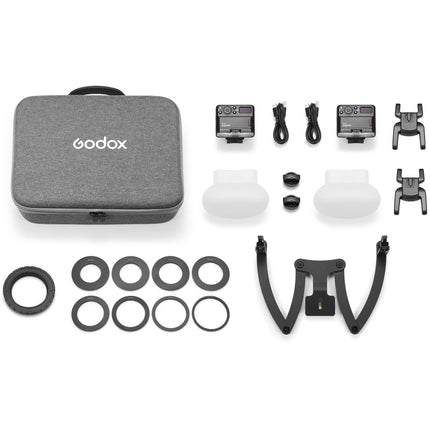 Godox MF12 Kit de Flash Macro Dental GN 16 y batería recargable