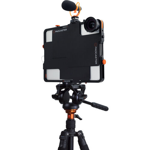 Padcaster Starter Kit para iPad Pro 9.7 a 12.9 con Lente Gran Angular y Micrófono Mini