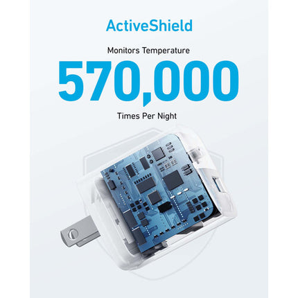 Anker 33W Cargador de Pared 2 Puertos USB-C PD y USB-A Seguro
