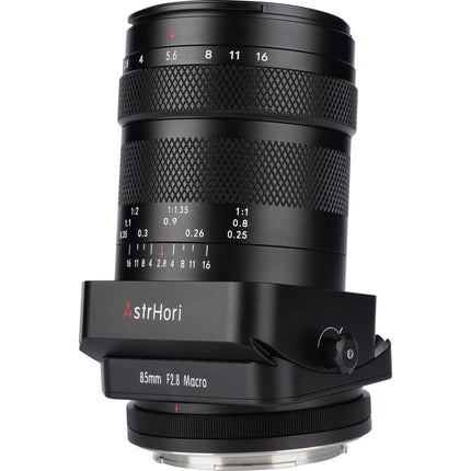 AstrHori 85mm f2.8 Macro Tilt Lente Telefoto Full-Frame 1x 8° Tilt