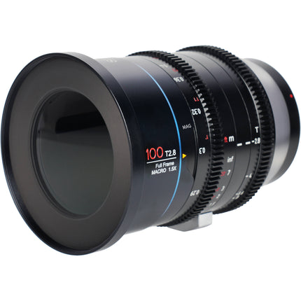 Sirui Jupiter 100mm T2.8 Lente Cine Full-Frame Macro 1.5 11.4" MDF 92mm filtro