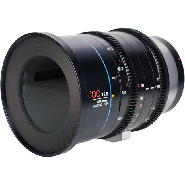 Sirui Jupiter 100mm T2.8 Lente Cine Full-Frame Macro 1.5 11.4" MDF 92mm filtro