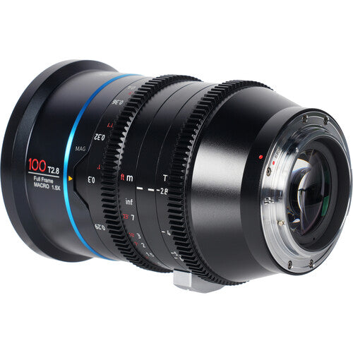 Sirui Jupiter 100mm T2.8 Lente Cine Full-Frame Macro 1.5 11.4" MDF 92mm filtro