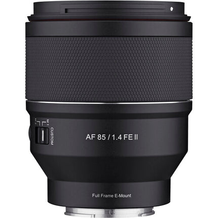 Samyang AF 85mm f1.4 FE II lente para Sony E con diafragma 9 hojas y motor STM