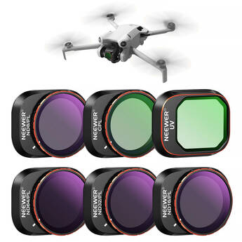 Neewer UV/CPL & ND/PL Filter Set for DJI Mini 4 Pro (6-Pack) Filtros