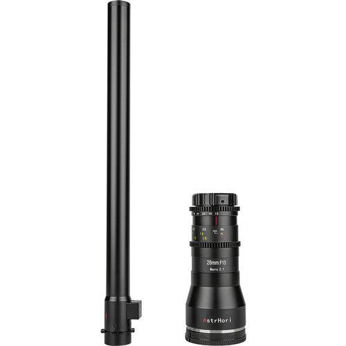 AstrHori 28mm f13 Lente Macro para Nikon Z 2x Magnificación con LED y USB-C
