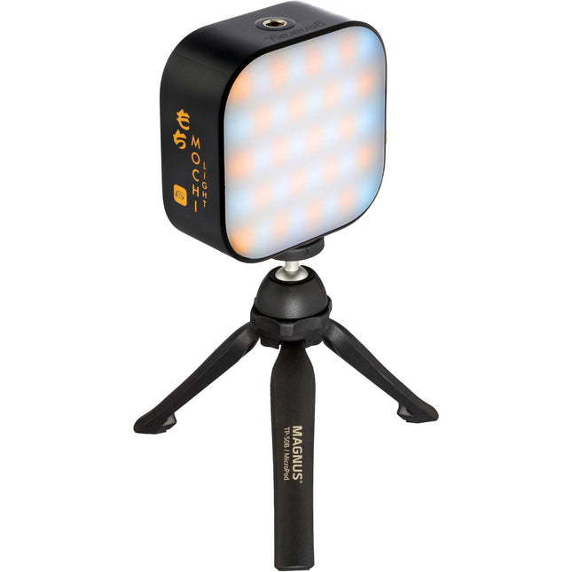 Genaray Mochi Mini Panel de Luz RGB portátil 3 x 2.8 pulgadas 2500-9900K con trípode
