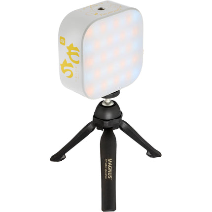 Genaray Mochi Mini Luz RGB con Tripode 96 Lux 2500-9900K Blanca