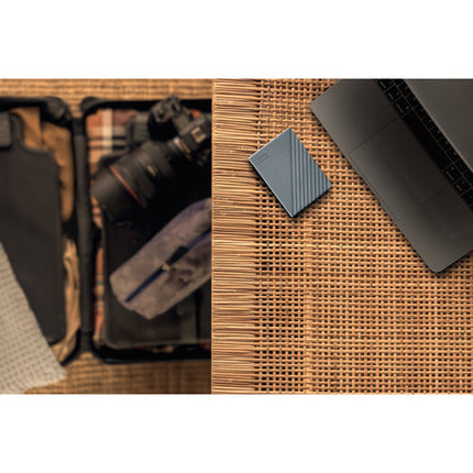 WD 4TB My Passport Disco Duro Portátil USB 3.2 Gen 1 con Encriptación 256-Bit y Adaptadores