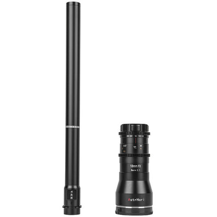 AstrHori 18mm f/8 Lente Macro Sonda L-Mount APS-C 2x Magnificación LED