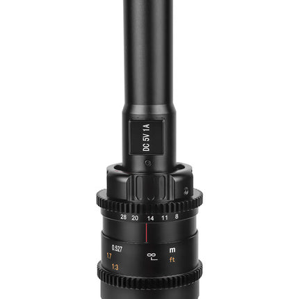 AstrHori 18mm f/8 Lente Macro Sonda L-Mount APS-C 2x Magnificación LED