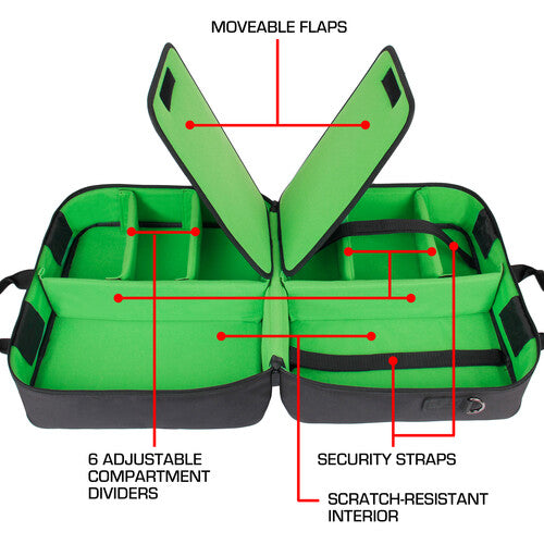 USA GEAR S23 Estuche Viaje para Xbox Series X S Resistente Verde