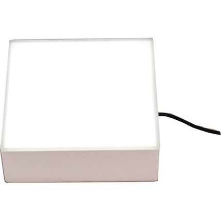 Porta-Trace Gagne Caja de Luz LED 6x6" Marco de Plástico ABS Blanco