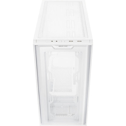 ASUS A21 Caja Mid-Tower Blanca Compatible Micro-ATX Mini-ITX Panel Lateral Ventana
