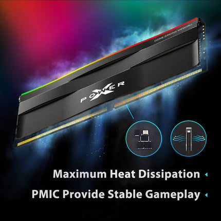 Silicon Power Zenith RGB Memoria DDR5 64GB 6000 MT s Kit Desktop