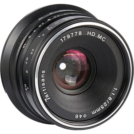 7Artisans 25mm f1.8 Objetivo Manual para Nikon Z APS-C 37.5mm
