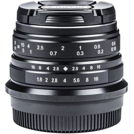 7Artisans 25mm f1.8 Objetivo Manual para Nikon Z APS-C 37.5mm