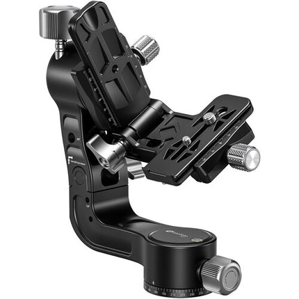 Leofoto PG-2 Cabezal Gimbal Plegable Capacidad 55 lb Altura 8.6" con QR y Estuche