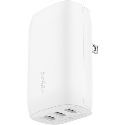 Belkin BoostCharge Cargador de Pared USB-C 3 Puertos 67W PPS PD 2 Años