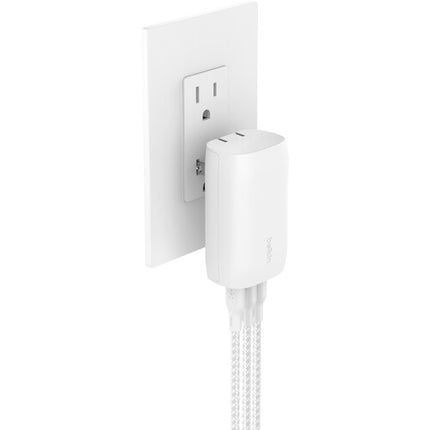Belkin BoostCharge Cargador de Pared USB-C 3 Puertos 67W PPS PD 2 Años
