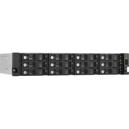 QNAP TL-R1200PES-RP 12-Bahías JBOD SATA III 8000 MB/s 2 RU Panel