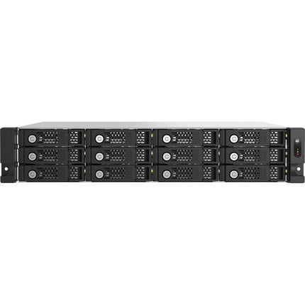 QNAP TL-R1200PES-RP 12-Bahías JBOD SATA III 8000 MB/s 2 RU Panel