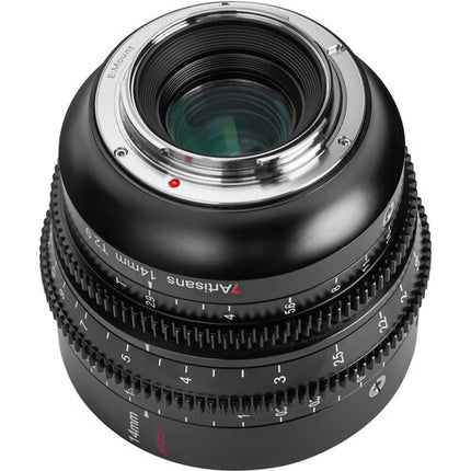 7Artisans Spectrum 14mm T2.9 Lente Cine Prime con Filtro 82mm y 15.7" Distancia Mínima