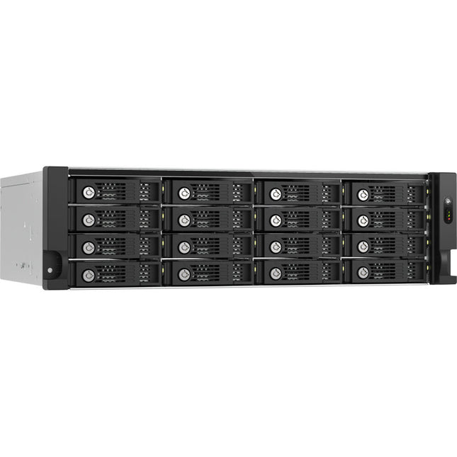QNAP TL-R1600PES-RP Gabinete JBOD 16 Bahías SATA III 8000 MB/s 550W Dual Fuente