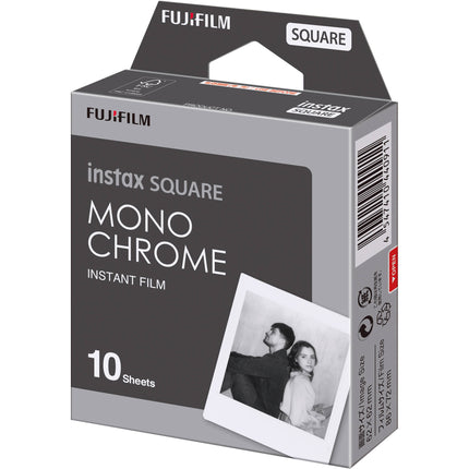 FUJIFILM instax SQUARE Película Instantánea Monocromo 10 exposiciones 3.4x2.8"