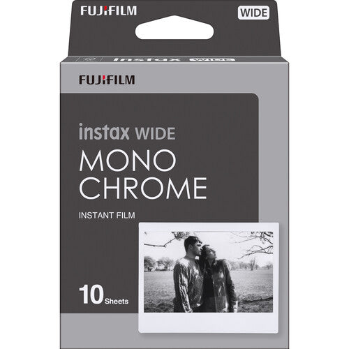 FUJIFILM instax Wide Película Instantánea Monocromo ISO 800 10 Exposiciones