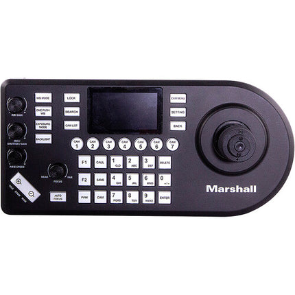 Marshall Electronics PTZ Cámara Controlador IP NDI Joystick LCD Pantalla