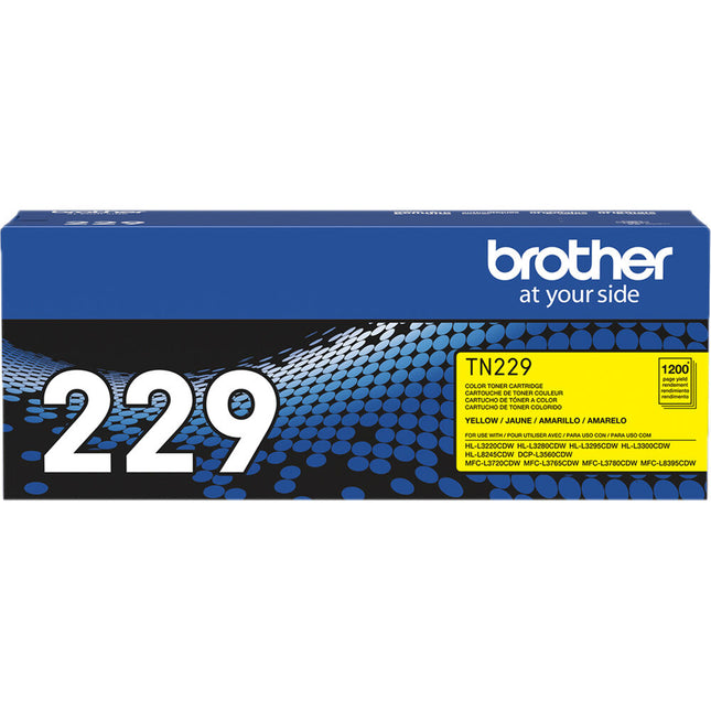 Brother TN229Y Toner Amarillo Capacidad Estándar para Impresoras Brother