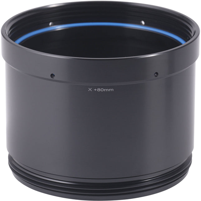 Adaptador AQUATECH X-80A con extremos roscados y anillo de silicona aluminio