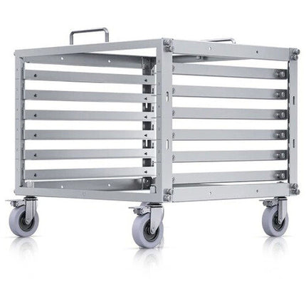 Ubiquiti Toolless Mini Rack 6 RU con ruedas bloqueables y asas de acero inoxidable