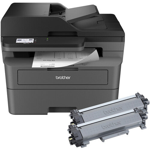 Brother MFC-L2820DW XL Impresora Láser Monocromo 34 ppm 1200x1200 dpi con Tóner de Alta Capacidad 4200 Páginas