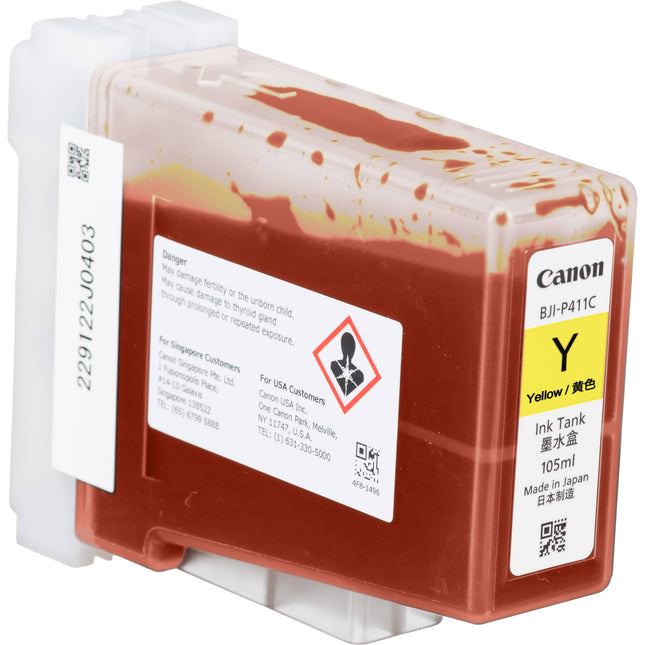 Canon BJI-P411 Tanque de Tinta Amarillo Tinta a Base de Dye