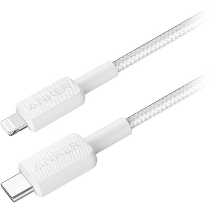 Anker Cable USB-C a Lightning Blanco 6 pies Trenzado Durable
