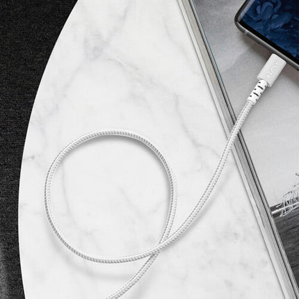 Anker Powerline Select+ Cable trenzado USB-A a Lightning 6 pies blanco MFi certificado