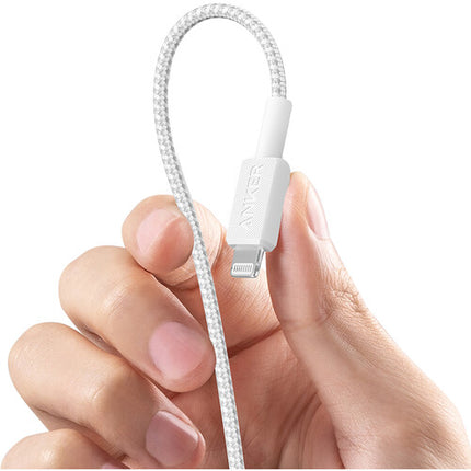 Anker Cable USB-C a Lightning Blanco 6 pies Trenzado Durable