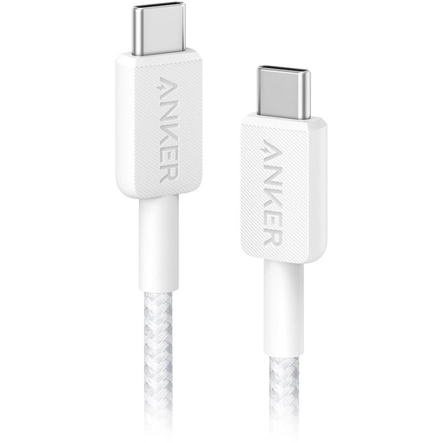 Anker 322 Cable USB-C Trenzado 10 pies Blanco USB 2.0 480 MB/s