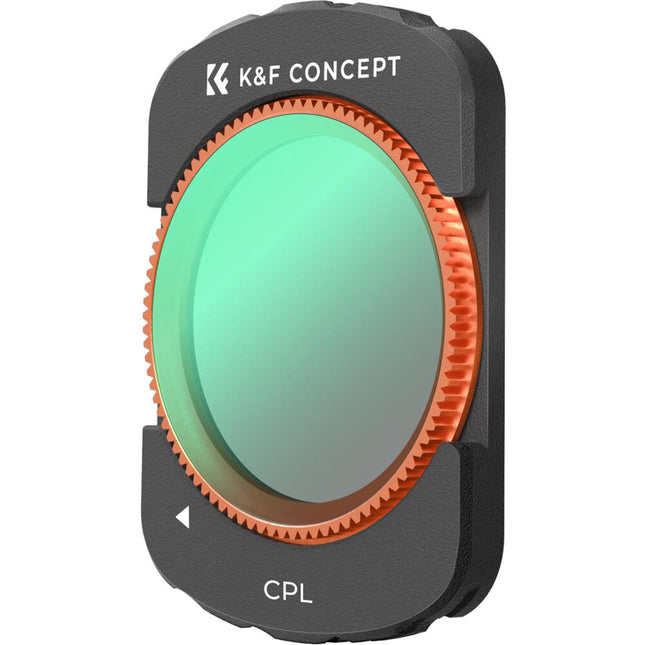 K&F Concept Nano-X Series Filtro CPL con Revestimiento Verde para DJI Osmo Pocket 3 28 Capas de Nano Recubrimiento Vidrio Óptico AGC Premium