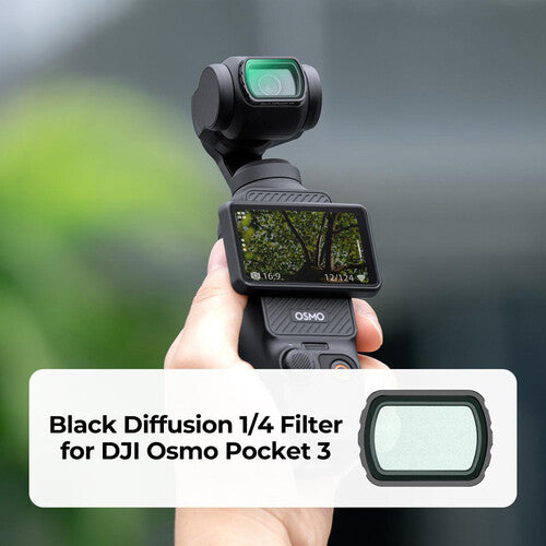 K&F Concept Nano-X Series Filtro de Difusión 1/4 para DJI Osmo Pocket 3 con Recubrimiento Verde y 28 Capas Nano