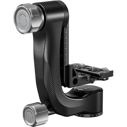 Leofoto PG-3 Cabezal Gimbal Fibra de Carbono Capacidad 55 lb Altura 9.25"