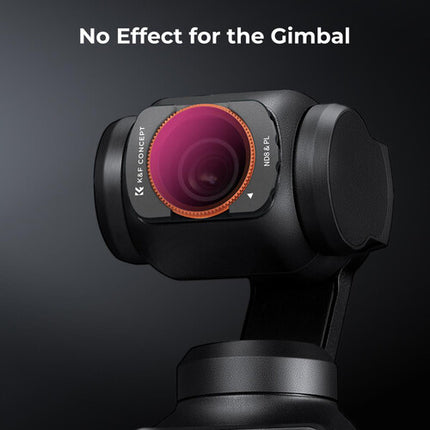 K&F Concept Nano-X Kit de Filtros ND PL para DJI Osmo Pocket 3 con 28 capas nano recubrimiento y vidrio óptico AGC