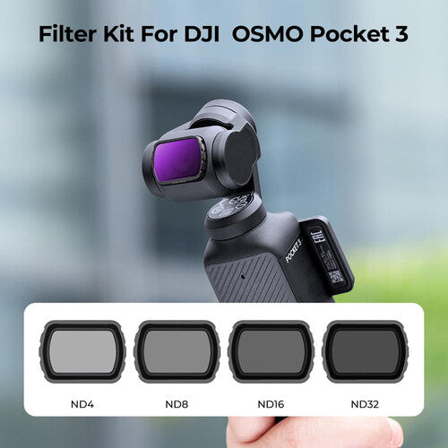 K&F Concept Nano-X Serie Filtros para DJI Osmo Pocket 3 ND4 ND8 ND16 ND32 vidrio óptico AGC