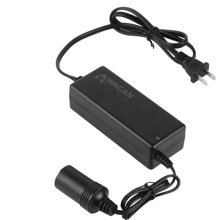 WAGAN Adaptador de corriente 5A 120 VAC a 12 VDC con toma de 3 clavijas